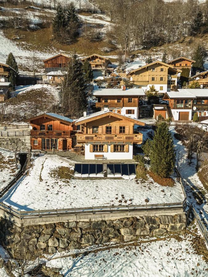 Chalet Obenland Panorama Aussicht Kitzbuehler Alpen ブラームベルク・アム・ヴィルトコーゲル エクステリア 写真